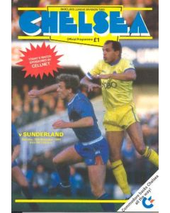 Chelsea v Sunderland official programme 12/11/1988