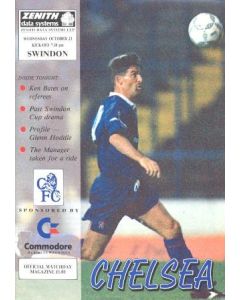 Chelsea v Swindon Town official programme 23/10/1991