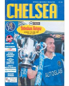 Chelsea v Tottenham Hotspur official programme 11/04/1998