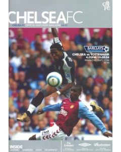 Chelsea v Tottenham Hotspur official programme 19/09/2004