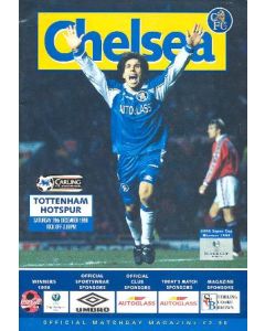 Chelsea v Tottenham Hotspur official programme 19/12/1998
