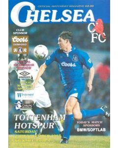 Chelsea v Tottenham Hotspur official programme 25/11/1995
