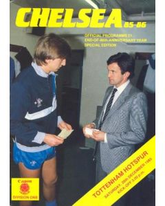 Chelsea v Tottenham Hotspur official programme 28/12/1985