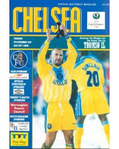 Chelsea v Tromso IL official programme 06/11/1997 European Cup Winners Cup