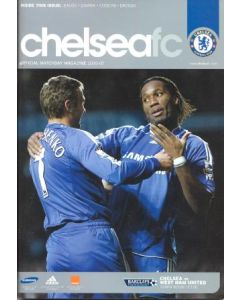 Chelsea v West Ham United official programme 18/11/2006