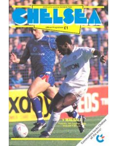 Chelsea v Walsall official programme 04/10/1988