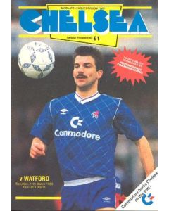 Chelsea v Watford official programme 11/03/1989