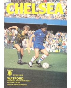 Chelsea v Watford official programme 13/10/1984