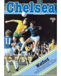 Chelsea v Watford official programme 21/02/1981