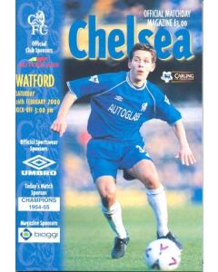 Chelsea v Watford official programme 26/02/2000 Premier League