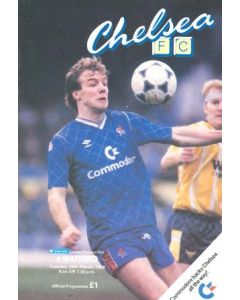 Chelsea v Watford official programme 29/03/1988