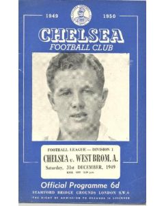 Chelsea v West Bromwich Albion official programme 31/12/1949