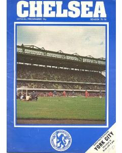 Chelsea v York City official programme 04/10/1975