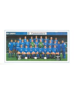 Chelsea Best Wishes card with facsimile signatures of all footballers