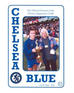 Chelsea Blue - The official journal of the Chelsea Supporters' Club - fanzine of January 2001