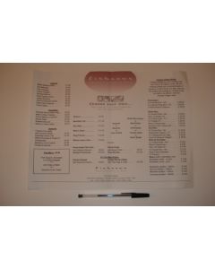 Chelsea Fishnets large menu