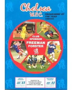 Chelsea Ladies XI v Manchester United Ladies XI official programme 29/06/1996 atChelsea