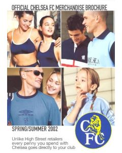 Chelsea Official Merchandise Brochure Spring/Summer 2002