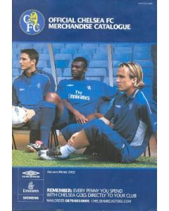 Chelsea Official Merchandise Catalogue, Autumn/Winter 2002