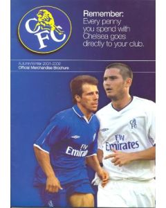 Chelsea Official Merchandise Catalogue Autumn/Winter 2001-2002
