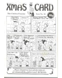 Chelsea Red Card Fanzine No:34 XMAS CARD