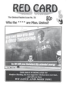 Chelsea Red Card Fanzine No:78-1