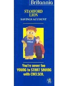 Chelsea Stamford Lion Savings Account leaflet