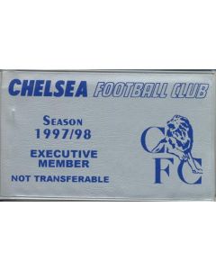 Chelsea Season Ticket 1997-1998