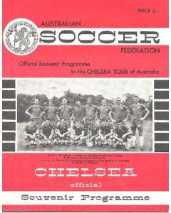 Chelsea Tour In Australia 1964-1965 official souvenir programme of the Australian Soccer Federation