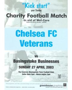 Chelsea FC Veterans v Basingstoke Businesses 27/04/2003