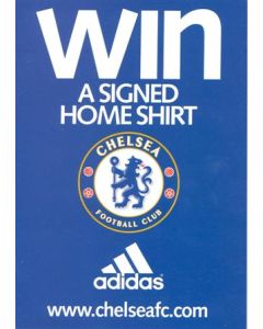 Chelsea - Win A Signed Home Shirt - booking card of season 2010-2011