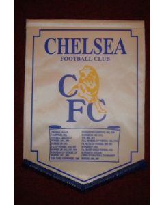 Chelsea Honours from 1955 to 1997 large Pennant, 40 x 28 cm