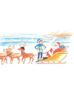 Chelsea Christmas greetings card