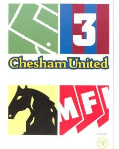 Chesham United vChelsea official programme Season 1992-93