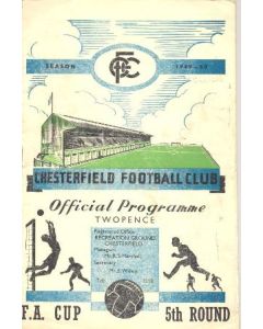 Chesterfield vChelsea official programme 11/02/1950
