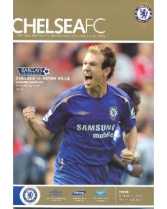 Chelsea v Aston Villa official programme 24/09/2005 Barclais Premiership