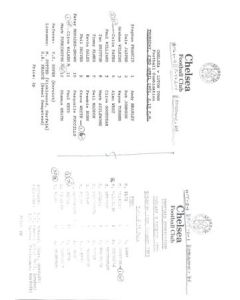Chelsea v Luton 23/04/1981 and Chelsea v Bristol City 10/01/1981 Reserves official teamsheet Football Combination