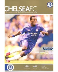 Chelsea v West Bromwich Albion official programme 24/08/2005 Barclais Premiership
