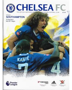 Chelsea v Southampton Football Programme 25/04/2017