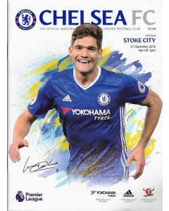 Chelsea v Stoke City Football Programme 31/12/2016