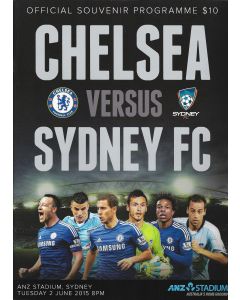 chelsea v sydney football programme 2015