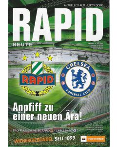 Rapid Vienna v Chelsea Football Programme 2016