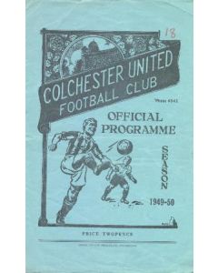 Colchester v Chelsea official programme 25/02/1950