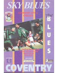 Coventry City vChelsea official programme 10/02/1996