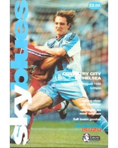 Coventry City vChelsea official programme 15/08/1998