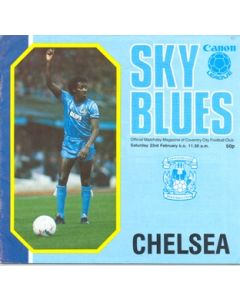 Coventry City vChelsea official programme 23/02/1985