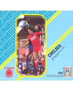 Coventry City vChelsea official programme 07/12/1985