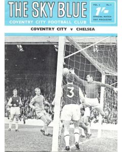 Coventry City vChelsea official programme Season 1967-1968