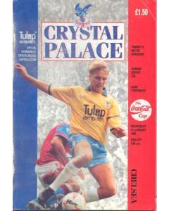 Crystal Palace v Chelsea official programme 06/01/1993