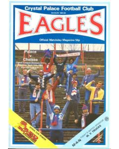 Crystal Palace vChelsea official programme 14/04/1984